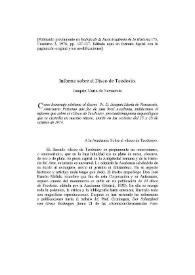 Informe sobre el Disco de Teodosio / Joaquín María de Navascués | Biblioteca Virtual Miguel de Cervantes
