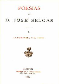 Poesías / de José Selgas y Carrasco | Biblioteca Virtual Miguel de Cervantes