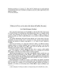 Cabeza de Ceres en la colección Arrese (Corella, Navarra) / José María Blázquez Martínez | Biblioteca Virtual Miguel de Cervantes
