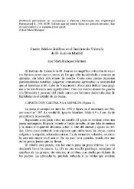 Jinetes ibéricos inéditos en el Instituto de Valencia de D. Juan en Madrid / José María Blázquez Martínez | Biblioteca Virtual Miguel de Cervantes