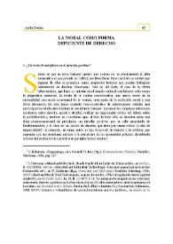 La moral como forma deficiente del Derecho | Biblioteca Virtual Miguel de Cervantes