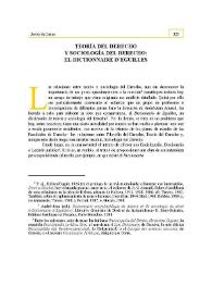 Teoría del Derecho y sociología del Derecho: El Dictionaire D'Eguilles | Biblioteca Virtual Miguel de Cervantes