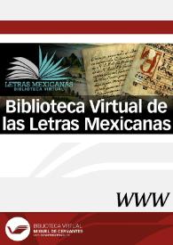 Biblioteca Virtual de las Letras Mexicanas