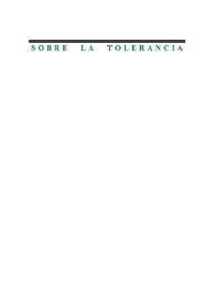 Tolerancia y prejuicio : Observaciones para Tossa de Mar | Biblioteca Virtual Miguel de Cervantes