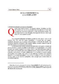 De la jurisprudencia a la legislación | Biblioteca Virtual Miguel de Cervantes