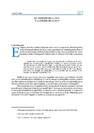 El imperio de la ley y la crisis de la ley / Liborio L. Hierro | Biblioteca Virtual Miguel de Cervantes