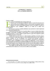 Consenso y verdad en la jurisprudencia / Anna Pintore; traducción de Josep Aguiló Regla | Biblioteca Virtual Miguel de Cervantes