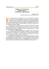 Sobre la naturaleza jurídica de la inconstitucionalidad | Biblioteca Virtual Miguel de Cervantes