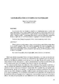 Geografía Física o Ciencias Naturales | Biblioteca Virtual Miguel de Cervantes