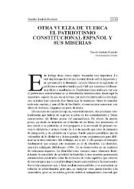 Otra vuelta de tuerca. El patriotismo constitucional español y sus miserias | Biblioteca Virtual Miguel de Cervantes