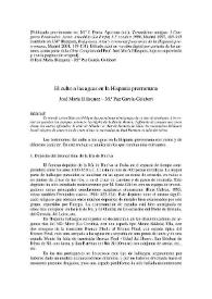 El culto a las aguas en la Hispania prerromana / José María Blázquez Martínez y M.ª Paz García-Gelabert | Biblioteca Virtual Miguel de Cervantes