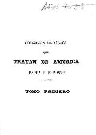 Verdadera relación de la Conquista del Perú / Francisco de Xerez | Biblioteca Virtual Miguel de Cervantes