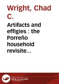 Artifacts and effigies : the Porreño househoid revisited / Chad C.Wright | Biblioteca Virtual Miguel de Cervantes
