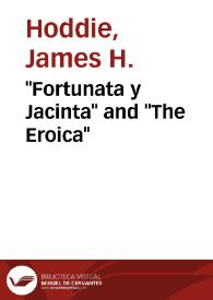 "Fortunata y Jacinta" and "The Eroica" / James H.Hoddie | Biblioteca Virtual Miguel de Cervantes