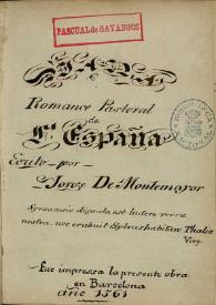 [Los siete libros de la Diana de Jorge de Montemayor, etc.] | Biblioteca Virtual Miguel de Cervantes