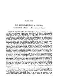Por qué escribió Lope "La Dorotea" / Jaime Moll | Biblioteca Virtual Miguel de Cervantes