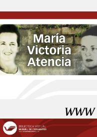 María Victoria Atencia / director Ángel L. Prieto de Paula | Biblioteca Virtual Miguel de Cervantes