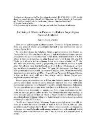 La Livia y el Tiberio de Paestum, en el Museo Arqueológico Nacional de Madrid / Antonio García y Bellido | Biblioteca Virtual Miguel de Cervantes