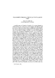 Transmisión tirsiana: peripecias textuales de Tirso / Alan K.G. Paterson | Biblioteca Virtual Miguel de Cervantes