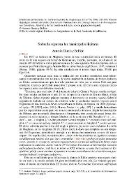 Sobre la supuesta lex municipalis ilicitana / Antonio García y Bellido | Biblioteca Virtual Miguel de Cervantes