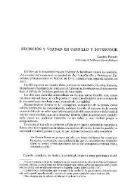 Erudición y verdad en Carrillo y Sotomayor / Carmen Peraita | Biblioteca Virtual Miguel de Cervantes