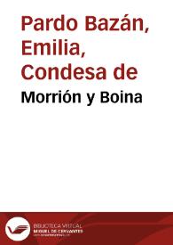 Morrión y Boina / Emilia Pardo Bazán | Biblioteca Virtual Miguel de Cervantes