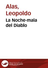 La Noche-mala del Diablo / Leopoldo Alas | Biblioteca Virtual Miguel de Cervantes