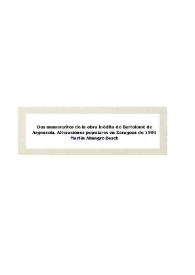 Dos manuscritos de la obra inédita de Bartolomé de Argensola. Alteraciones populares en Zaragoza de 1591 / Martín Almagro Basch | Biblioteca Virtual Miguel de Cervantes