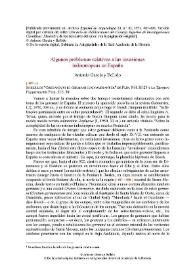 Algunos problemas relativos a las invasiones indoeuropeas en España / Antonio García y Bellido | Biblioteca Virtual Miguel de Cervantes