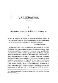 Documentos sobre el Peñón y la Mámora / Antonio Rodríguez Villa | Biblioteca Virtual Miguel de Cervantes