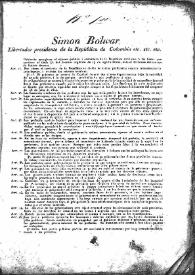 Decreto de 23 de diciembre de 1828-18º reformando la organización política de la República | Biblioteca Virtual Miguel de Cervantes