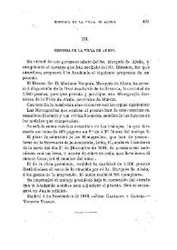 Historia de la villa de Aledo / Juan Catalina y García, Vicente Vignau | Biblioteca Virtual Miguel de Cervantes