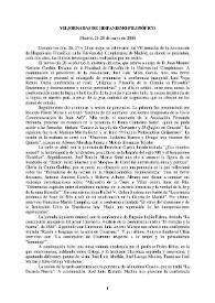 Revista de Hispanismo Filosófico, núm. 10 (2005). Información sobre investigación y actividades | Biblioteca Virtual Miguel de Cervantes