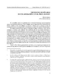 Testimonio de décadas de colaboración con el prof. Harvey / Míkel de Epalza | Biblioteca Virtual Miguel de Cervantes