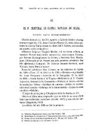 El P. Cristóbal de Castro, natural de Ocaña. Nuevo dato bibliográfico / Fidel Fita | Biblioteca Virtual Miguel de Cervantes
