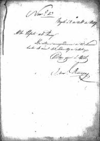 Notificación de correspondencia recibida por el Ministerio de Interior desde la Prefectura de Azuay. (Bogotá, 8 de diciembre de 1829) | Biblioteca Virtual Miguel de Cervantes