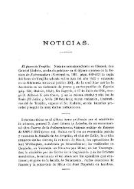 Noticias. Boletín de la Real Academia de la Historia, tomo 39 (diciembre 1901). Cuaderno VI / F.F., A.R.V. | Biblioteca Virtual Miguel de Cervantes
