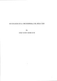 Un dolmen en la prehistoria del siglo XXI / Josep María Subirachs | Biblioteca Virtual Miguel de Cervantes