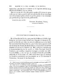 Concilios tarraconenses en 1248, 1249 y 1250 / Fidel Fita | Biblioteca Virtual Miguel de Cervantes