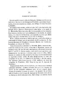 Colegio de Tlatelolco / Alfredo Chavero | Biblioteca Virtual Miguel de Cervantes