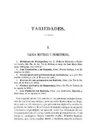 Galicia histórica y prehistórica / Emilio Hübner | Biblioteca Virtual Miguel de Cervantes