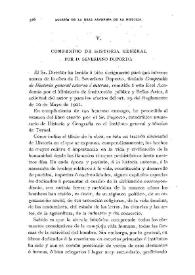Compendio de Historia general por D. Severiano Doporto / Ricardo Beltrán Rózpide | Biblioteca Virtual Miguel de Cervantes