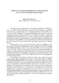Mínguez de San Fernando y su traducción de la "Encyclopédie méthodique" / José Checa Beltrán | Biblioteca Virtual Miguel de Cervantes