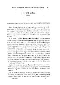 Nuevas inscripciones romanas de la región Norbense / Mario Roso de Luna | Biblioteca Virtual Miguel de Cervantes