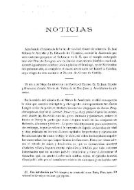 Noticias. Boletín de la Real Academia de la Historia, tomo 44 (1904), Cuaderno V / [Fidel Fita, Antonio Rodríguez Villa]. | Biblioteca Virtual Miguel de Cervantes