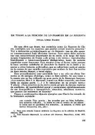 En torno a la función de lo francés en "La Regenta" / Otilia López Fanego | Biblioteca Virtual Miguel de Cervantes