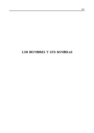 Los hombres y sus sombras [Fragmento] / Alfonso Sastre; introducción de César de Vicente Hernando | Biblioteca Virtual Miguel de Cervantes