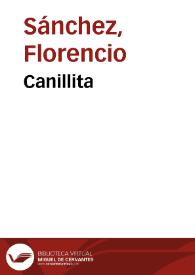 Canillita / Florencio Sánchez | Biblioteca Virtual Miguel de Cervantes