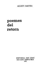 Obra poètica completa. Volum II : 1972-1982 / Agustì Bartra | Biblioteca Virtual Miguel de Cervantes