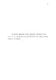 La estafa mediante título mercantil abstracto (Art. 250.1.3 C P) : un estudio de la repercusión del derecho penal sobre el ciudadano / Josep González Extremera | Biblioteca Virtual Miguel de Cervantes